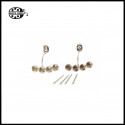 2 pairs 10 beads earring studs