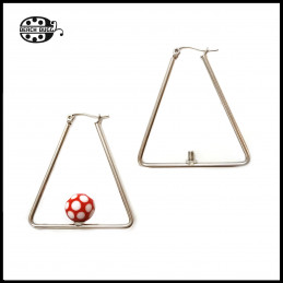 M2.5 triangle earring