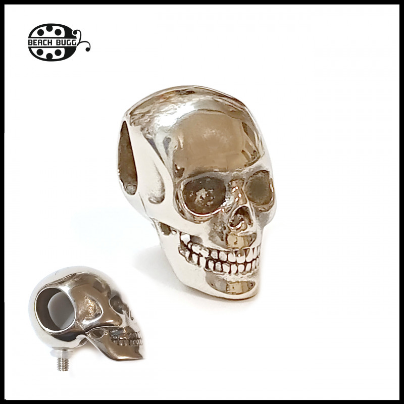 hand polished skull with M2.5 thread