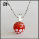 M2.5 ladybug pendant with necklace