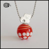 M2.5 cat pendant with necklace