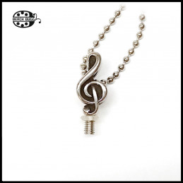 M2.5 musical note pendant with necklace