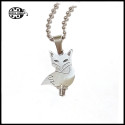 fox pendant stainless steel