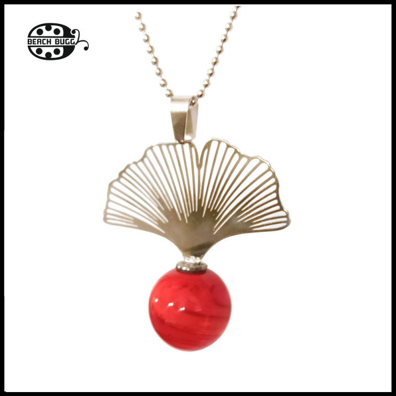 Gingko M2.5 pendant with necklace