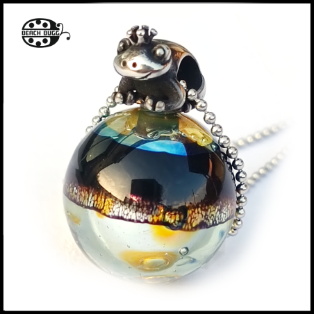 frog king  interchangeable pendant with necklace