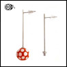 surgical stainless steel erring for beads.