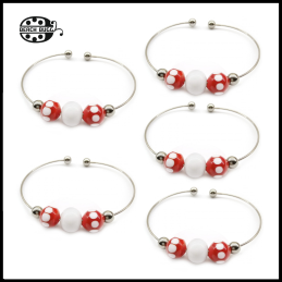 5 x Wirebracelet for beads